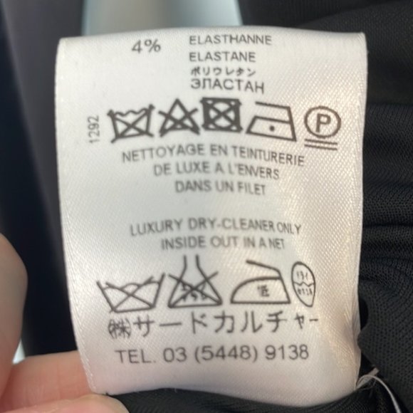 Givenchy Bateau Neckline Knee-Length Black Dress Size 40 - Picture 5 of 13